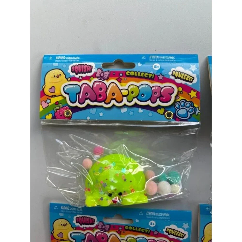 Taba-Pops Squishy, Squeeze, Squish Lot of 4, New!